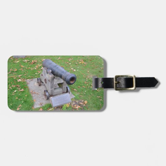 Kanone des 18. Jahrhunderts Gepäckanhänger (Vorderseite horizontal)