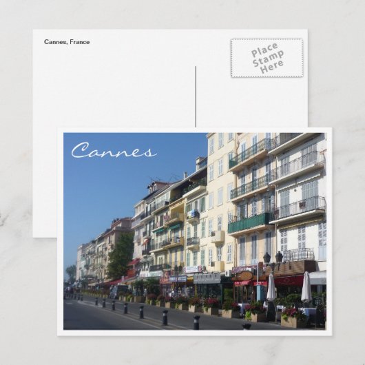 Kanone Postkarte (Vorne/Hinten)