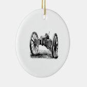 KANONE VINTAG KERAMIK ORNAMENT (Rechts)