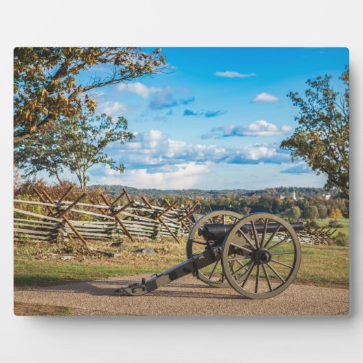 Kanonen at Gettysburg Fotoplatte (Vorderseite)