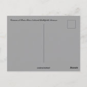 Kanonen auf dem Stones River Natal Schlachtfeld Te Postkarte (Rückseite)