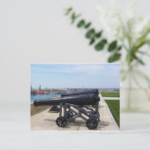 Kanonen auf Malta Postkarte (Stehend Vorderseite)