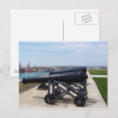 Kanonen auf Malta Postkarte (Vorne/Hinten)