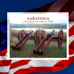 Kanonen, Bernis Heights Battle of Saratoga Postkarte