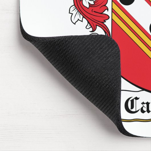 Kanonen-Familienwappen Mousepad (Ecke)