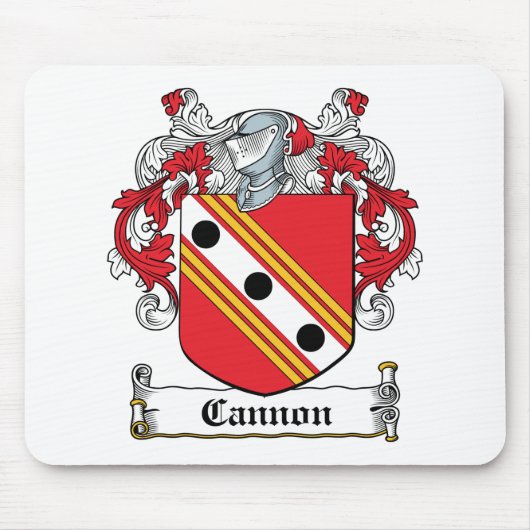Kanonen-Familienwappen Mousepad (Vorne)