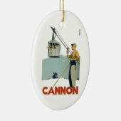 Kanonen-Gebirgsverzierung Keramik Ornament (Rechts)