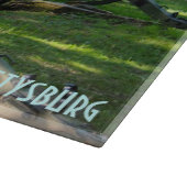 Kanonen Gettysburgnationalen Militärparks Schneidebrett (Ecke)