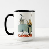 Kanonen-Ski-Plakat Tasse (Links)