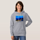 Kanonen-Strand an blauem StundeHoodie Hoodie (Vorne ganz)