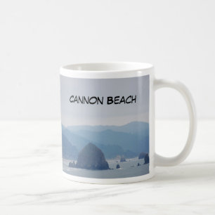 Kanonen-Strand-Heuschober im Nebel Kaffeetasse