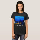 Kanonen-Strand KüstenNightscape T - Shirt (Vorne ganz)