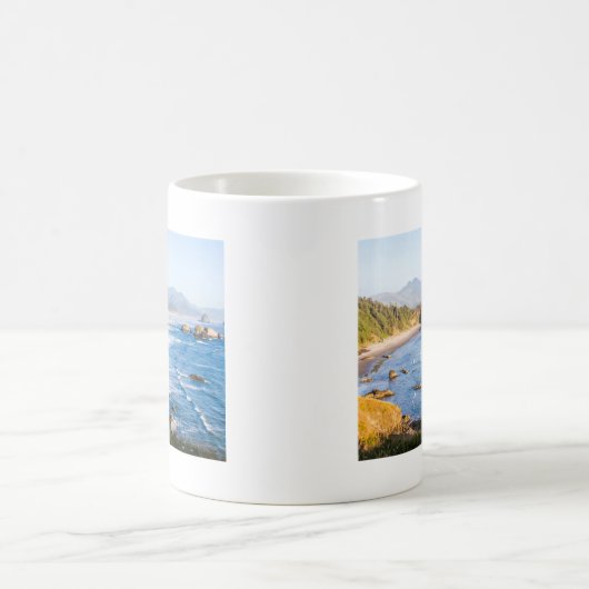 Kanonen-Strand Oregon Kaffeetasse (Mittel)