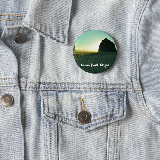 Kanonen-Strand-Oregon-Knopf Button (Beispiel)