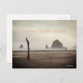 Kanonen-Strand, Oregon Postkarte (Vorne/Hinten)