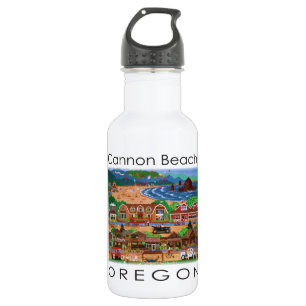Kanonen-Strand ~ Oregon Trinkflasche