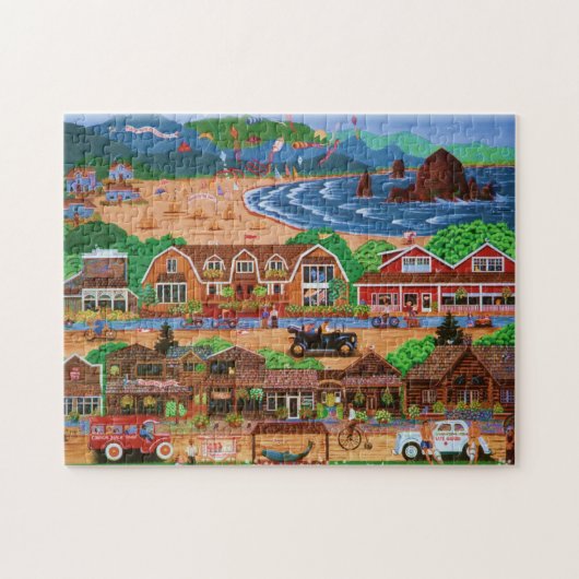 Kanonen-Strand-Puzzlespiel Puzzle (Horizontal)