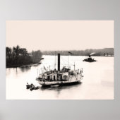 Kanonenboot und Monitor Poster (Vorne)