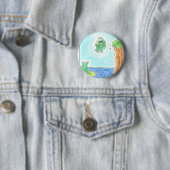 Kanonenkugel-Frosch Button (Beispiel)