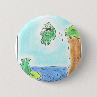 Kanonenkugel-Frosch Button