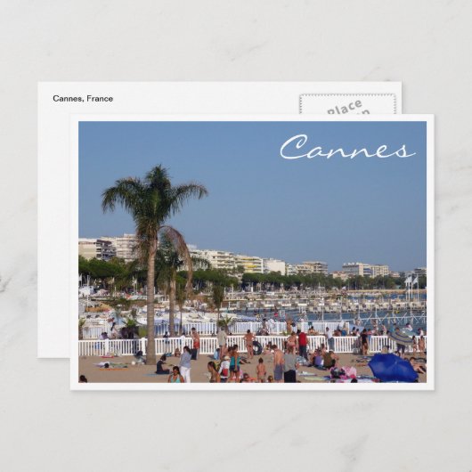 Kanonenküste Postkarte (Vorne/Hinten)