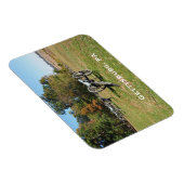 Kanonenreihe auf dem Schlachtfeld von Gettysburg Magnet (Rechte Seite)