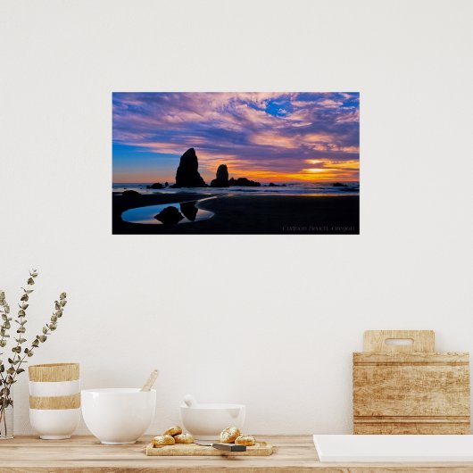 Kanonenstrand Poster (Küche)