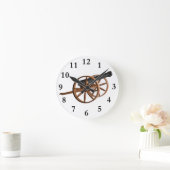 Kanonenuhr Runde Wanduhr (Zuhause)