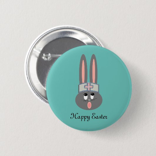 Kanonische Osterhase Button (Vorne & Hinten)