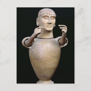 Kanopisches Glas mit beweglichen Armen Postkarte