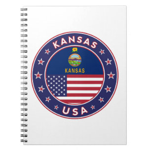 Kansa, Kansas Aufkleber, Tasche, Uhr, Handy Notizblock