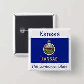 Kansan Flag Button (Vorne & Hinten)