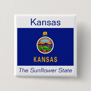 Kansan Flag Button