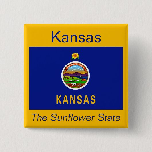 Kansan Flag Button (Vorderseite)
