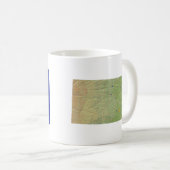 Kansan Flag + Map Tasse (VorderseiteRechts)