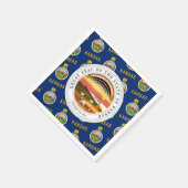 Kansan Flag & Seal, Flag of Kansas Serviette (Ecke)
