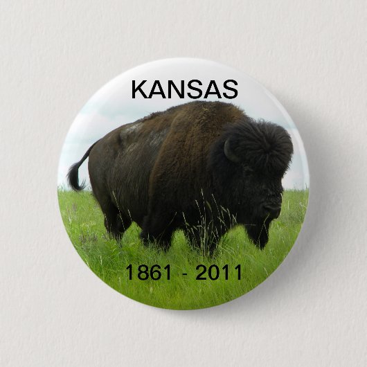 Kansas 1861 - 2011 button (Vorderseite)