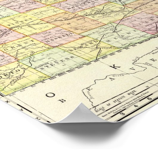 Kansas 4 poster (Ecke)