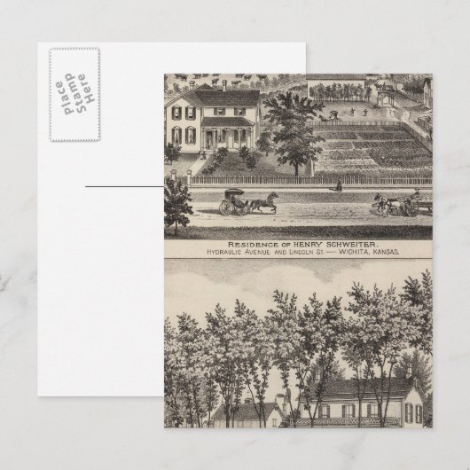 Kansas 7 postkarte (Vorne/Hinten)