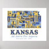 Kansas - Ad Astra Per Aspera - Poster (Vorne)