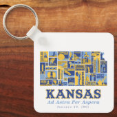 Kansas: Ad Astra Per Aspera - Schlüsselanhänger (Vorderseite)