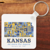 Kansas: Ad Astra Per Aspera - Schlüsselanhänger (Rückseite)