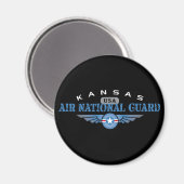 Kansas Air National Guard Magnet (Vorderseite/Rückseite)