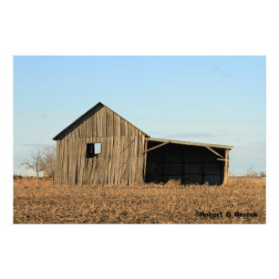Kansas Altes Holz Foto Erweiterung