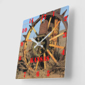 Kansas Antitrappe Racing Square Uhr (Winkel)