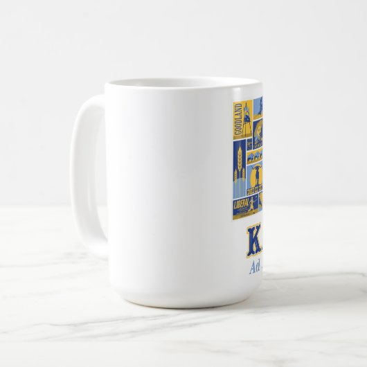 Kansas - Anzeige Astra pro Aspera - Tasse (Vorderseite Links)