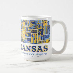 Kansas - Anzeige Astra pro Aspera - Tasse