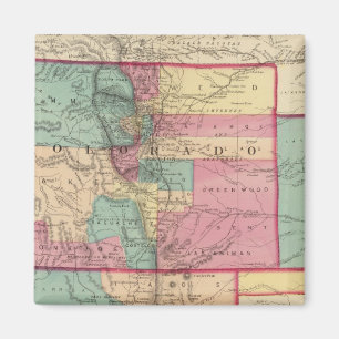 Kansas, Arizona, Colorado, New Mexico und Utah Magnet