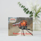 Kansas Belle - Motor 142 Postkarte (Stehend Vorderseite)