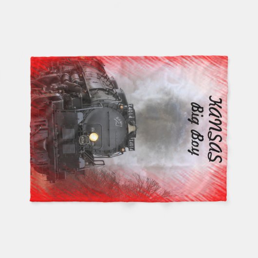 Kansas Big Boy Fleecedecke (Vorderseite (Horizontal))